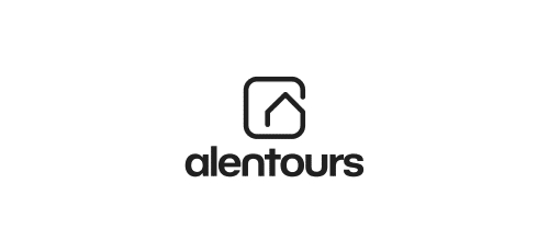 Logo alentours immo créé par l'agence crapules