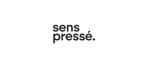 Logo sens pressé crée par l'agence crapules