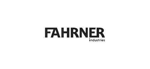 Logo fahrner industries créé par l'agence crapules