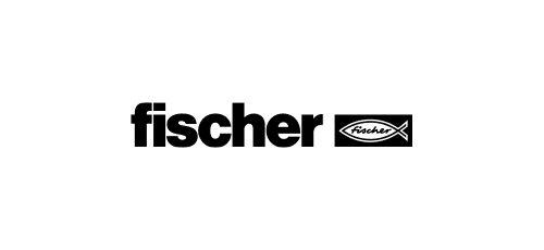 Logo fischer fixation, entreprise allemande de système de fixation