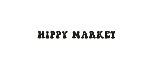 Logo Hippy Market, friperie strasbourgeoise