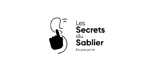 Logo les secrets du sablier, escape game strasbourgeois