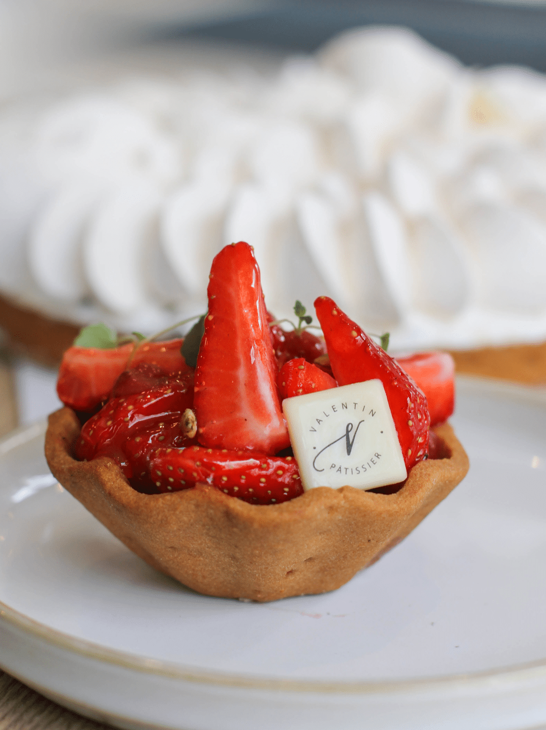 Shooting photo tarte aux fraises par l'agence crapules