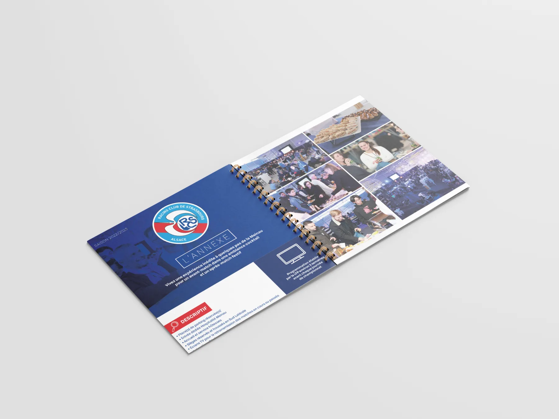Stratégie de communication - support print - plaquette de présentation B2B - RCSA - Agence crapules - communication strasbourg